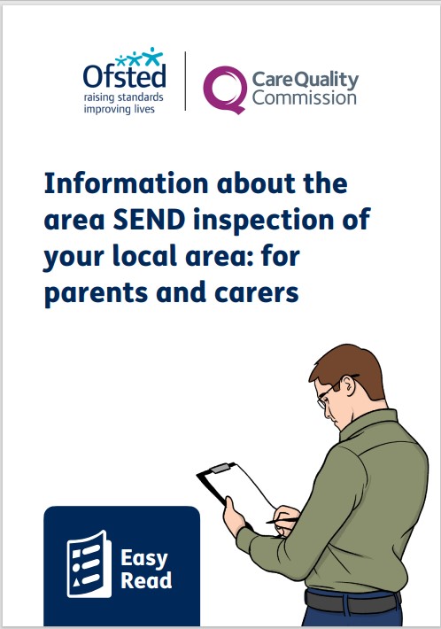 Link to the Easy Read document explaining the SEND inspection by Ofsted and the CQC